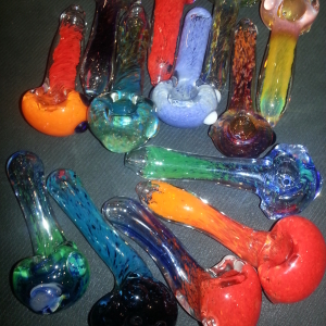 New locally blown glass pipes